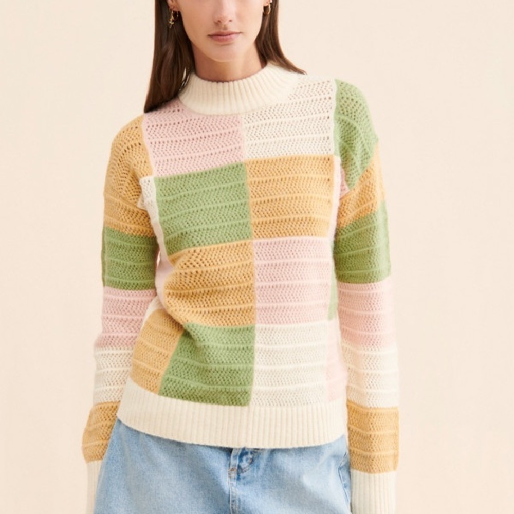 Greylin Gwen patchwork sweater - Picture 5 of 11